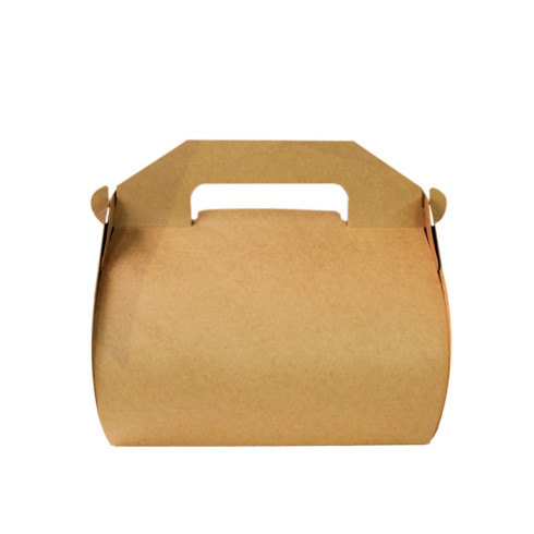 Kraft High Cake box with handle L:7.09in W:6.3in H:2.76in - 50 pcs
