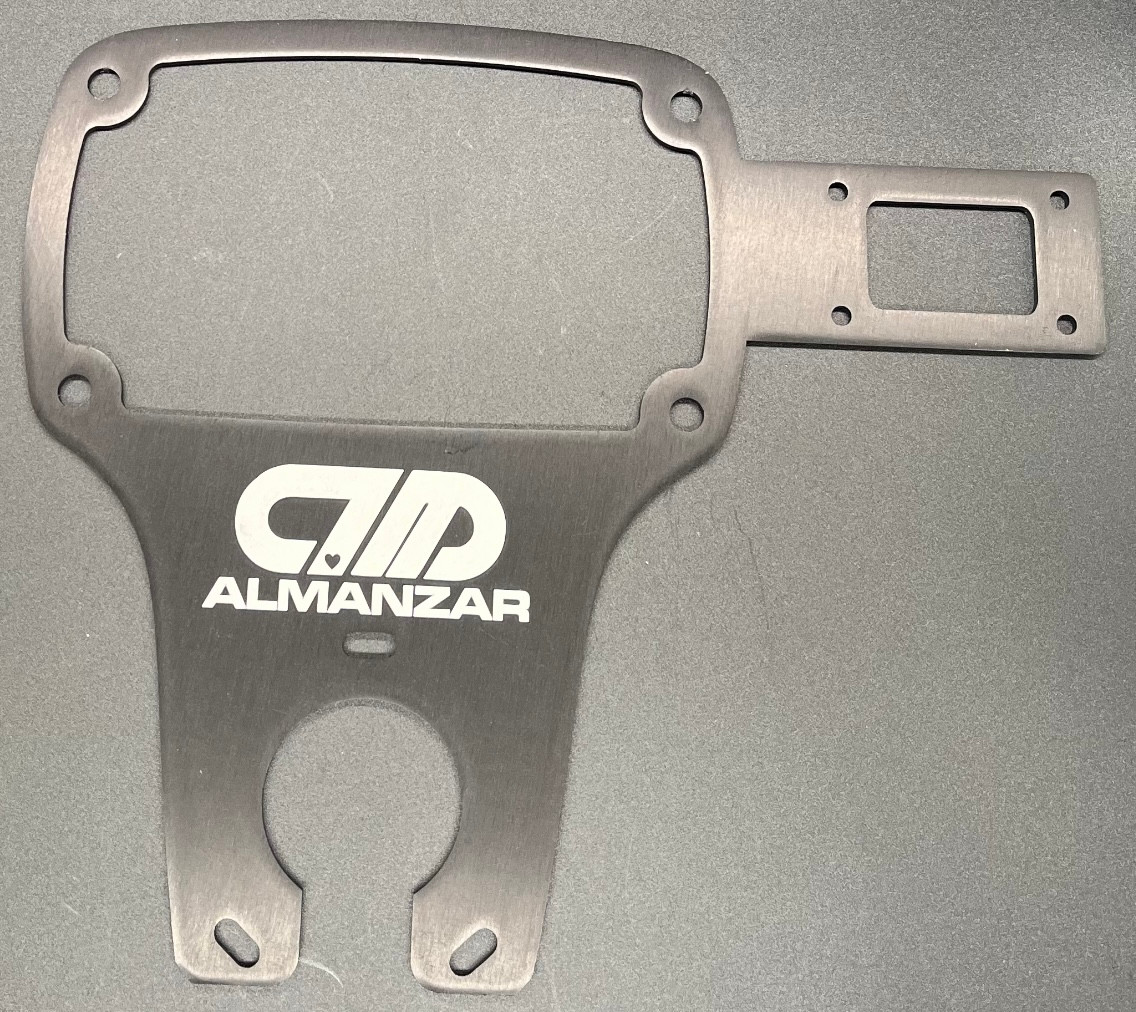 PANTHER 4ストロークモーターブラケット 10インチ調整可能 Almanzar Motorsports FT 450/550 Honda Mount