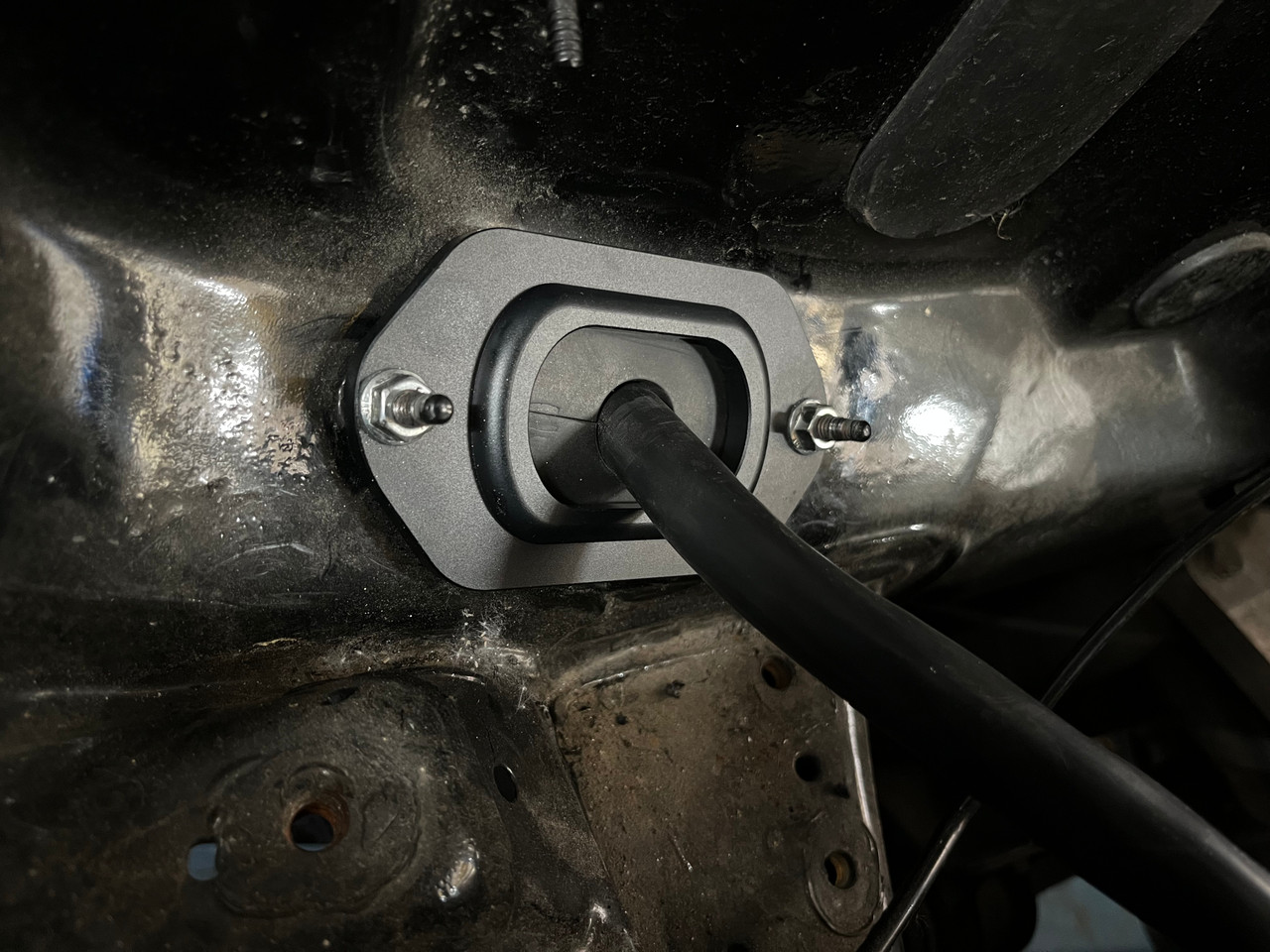Almanzar Motorsports billet firewall grommet