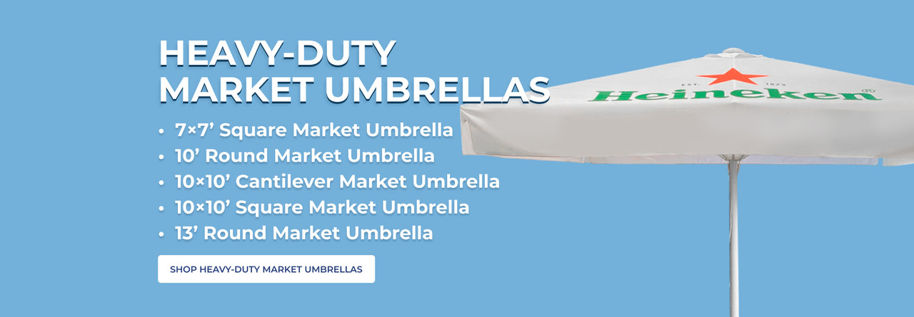 Custom Heavy-duty Market Umbrellas Canada