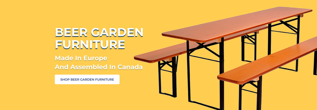 Beer Garden Tables and Benches Canada