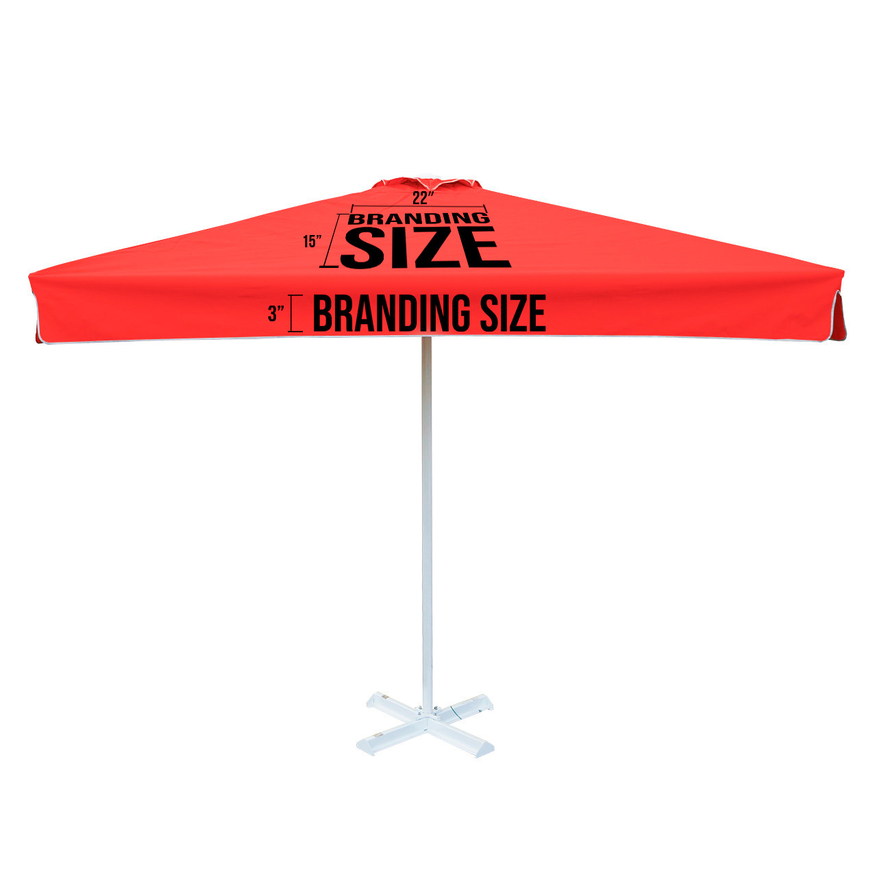 7 patio umbrella canada Custom 7×7 Square Market Umbrella Canada
