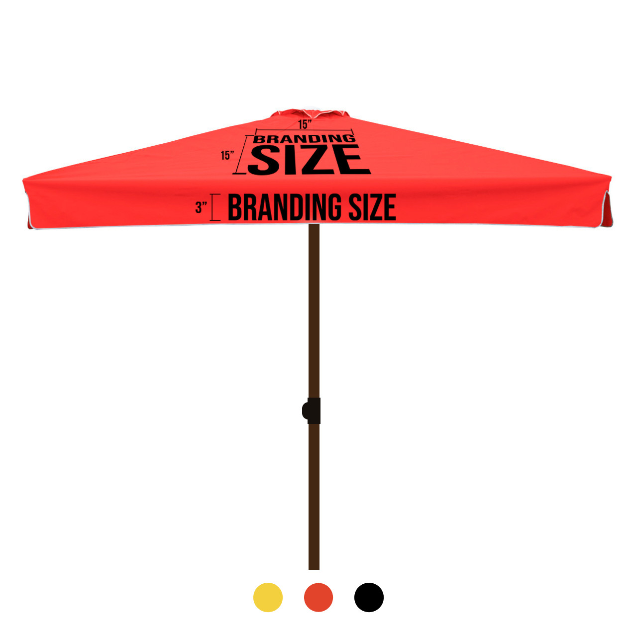custom size patio umbrella Customized Outdoor Parasol Patio Umbrella 2.7 Meter Big Size  3X3m3.5X3.5m4X4m Huge Outdoor Umbrella Beer Coffee Drink Bar Parasol  Telescopic Patio Um