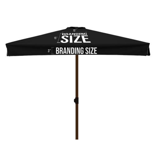 6×6 Square Patio Umbrella With Flaps