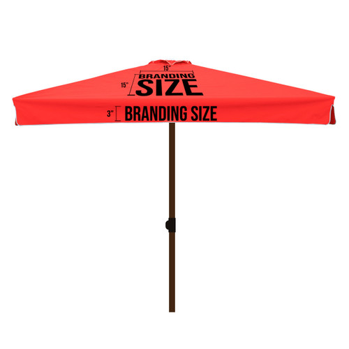 6×6 Square Patio Umbrella With Flaps