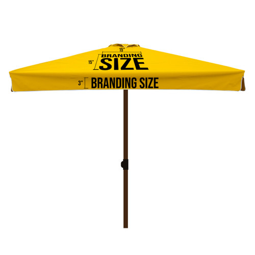 6×6 Square Patio Umbrella With Flaps