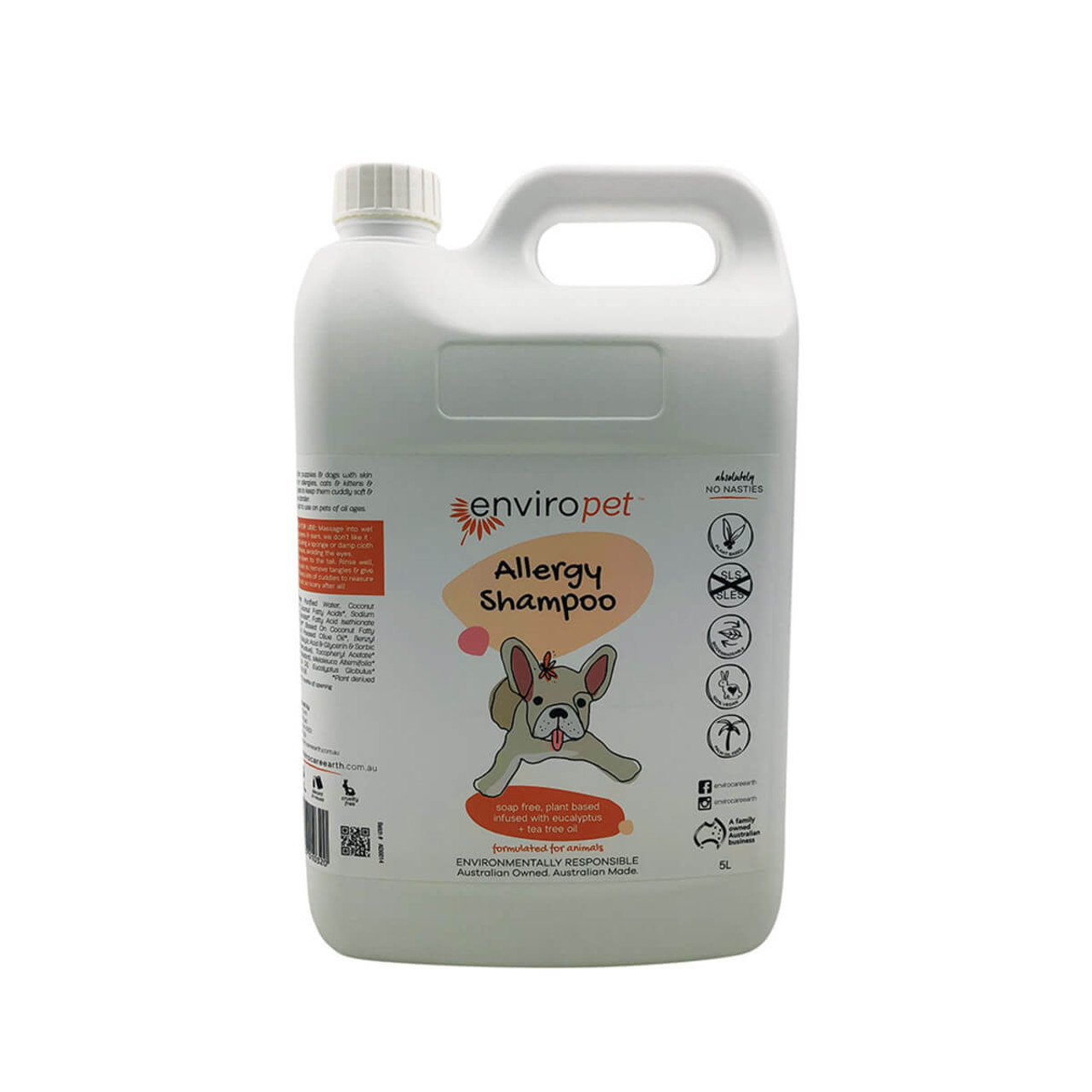 EnviroPet Pet Allergy Shampoo 5L Refill