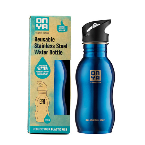 H2Onya Stainless Steel Bottle 500ml - Blue