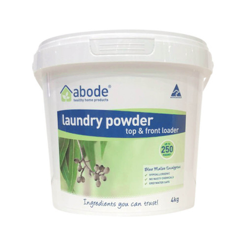 Abode Laundry Powder (Front & Top Loader) Blue Mallee Eucalyptus 4kg