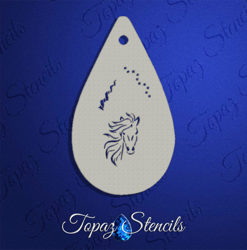 Horse and Twisted Horn