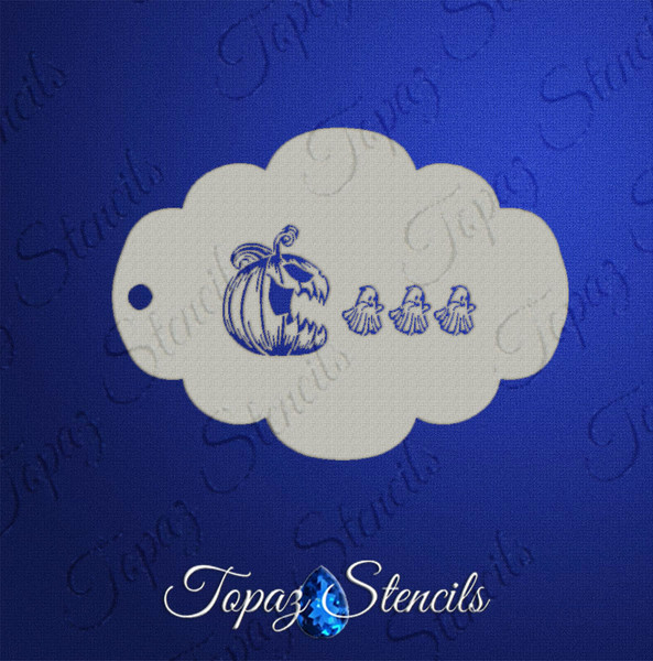 Jack-o-Lantern and Ghosts