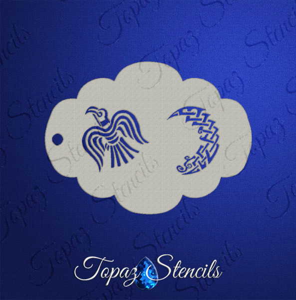 Viking Raven and Crescent Knot