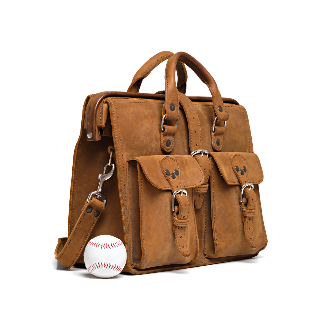 Flight Bag Leather Briefcase