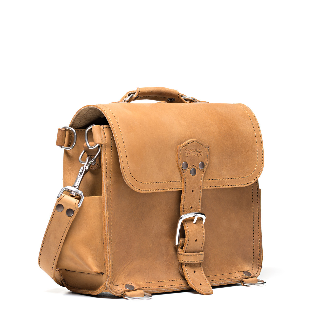 Rounded Leather Satchel Mens Leather Satchel Saddleback