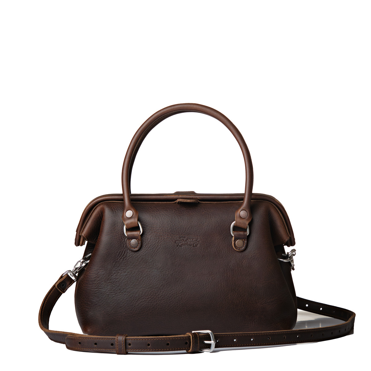 Everyday Purse Full Grain Tumbled Leather 100 Year Warranty