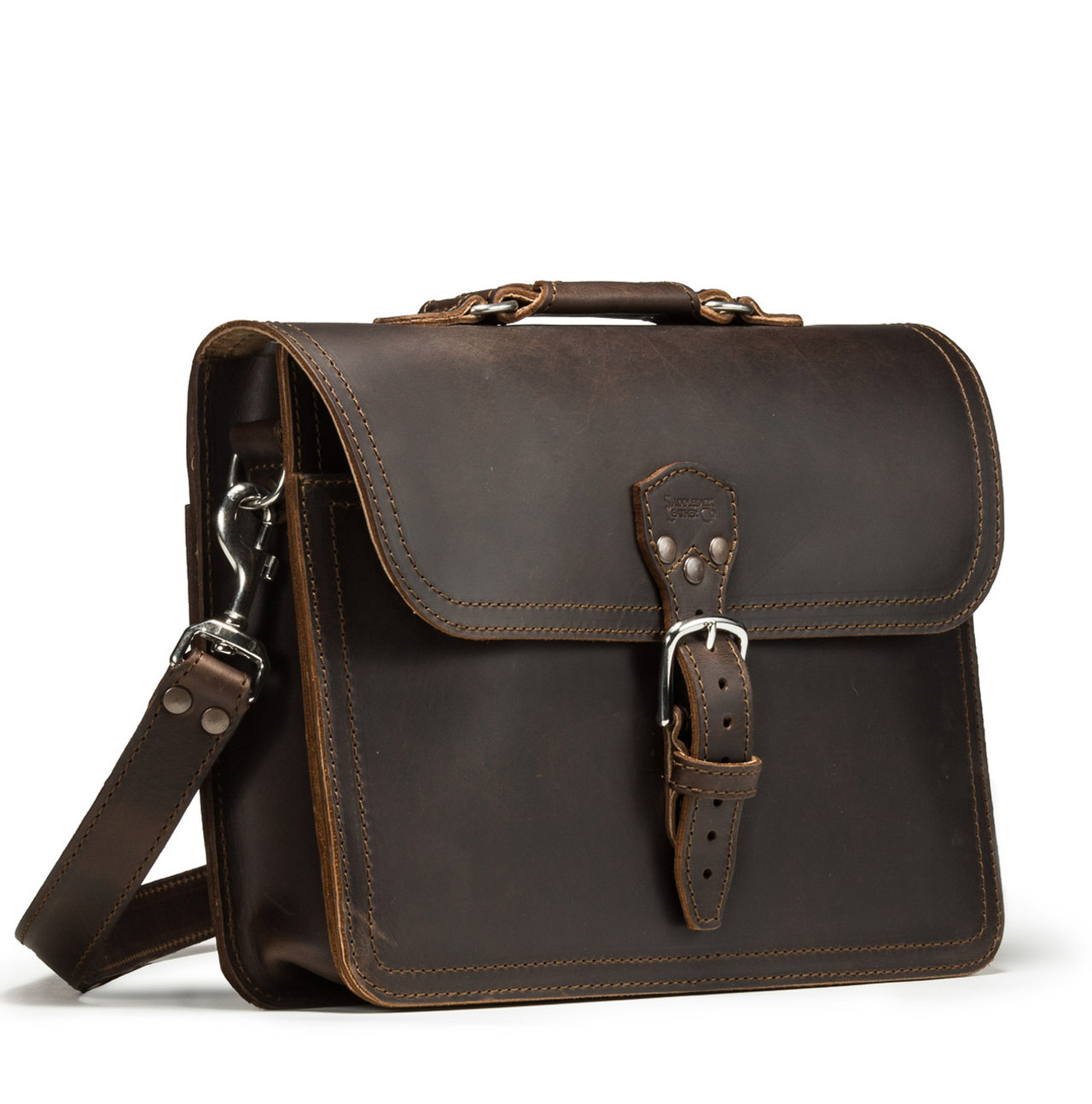 Leather Laptop Bag | Quality Real Full Grain Briefcase | Saddleback Leather