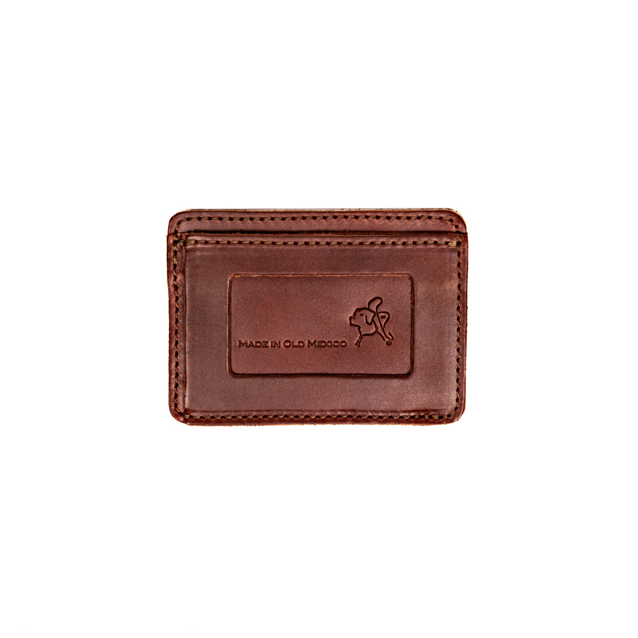 Front Pocket Leather ID Wallet - Chestnut