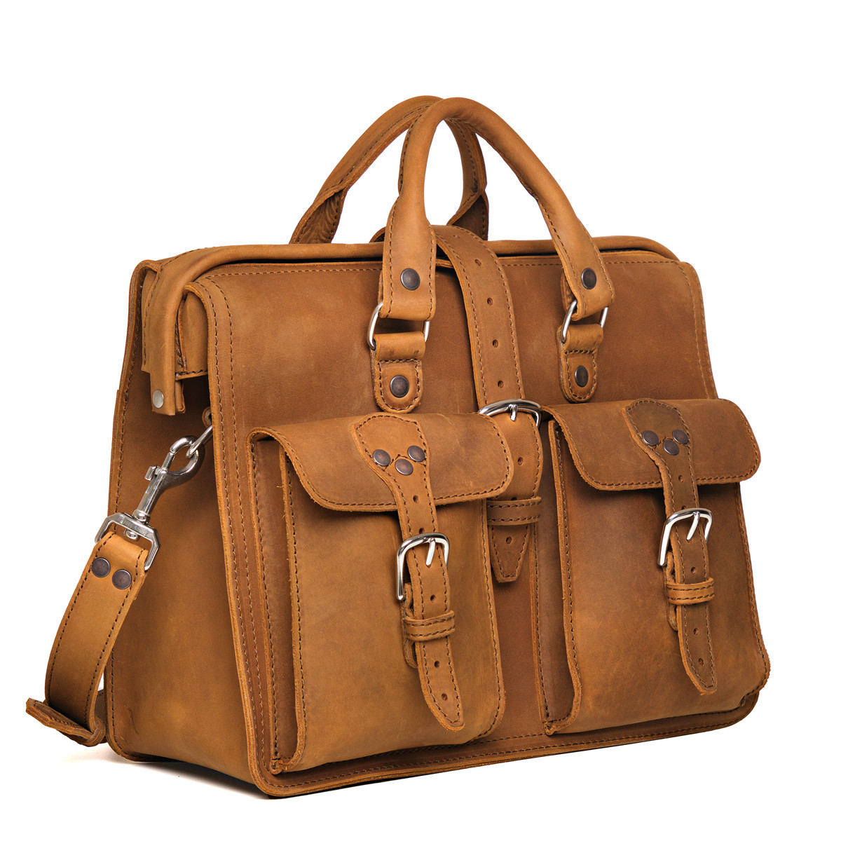 Leather Laptop Bag | Real Genuine Full-Grain Briefcase | Saddleback