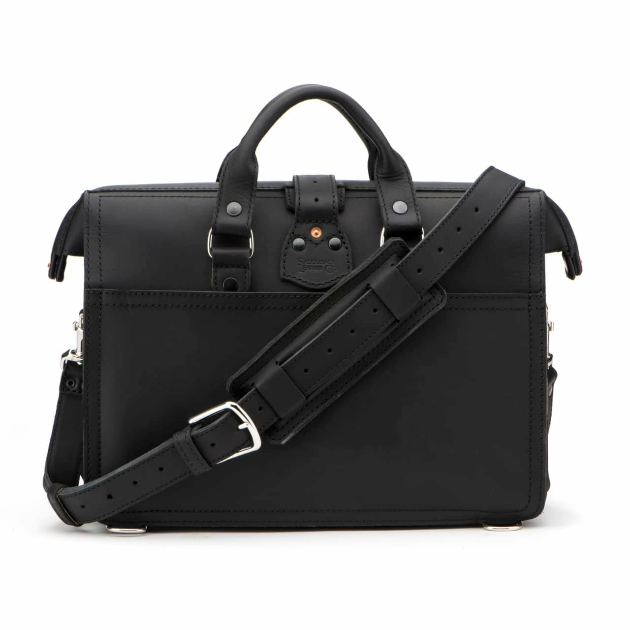 Carnieblaze CB-MLB-50011-BK Leather Laptop Bag, Capacity: 7 Kg