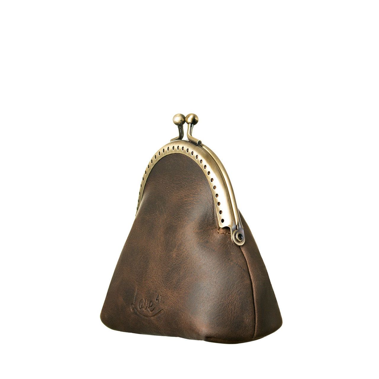 Slim Leather Zipper Coin Purse – Designed For Joy