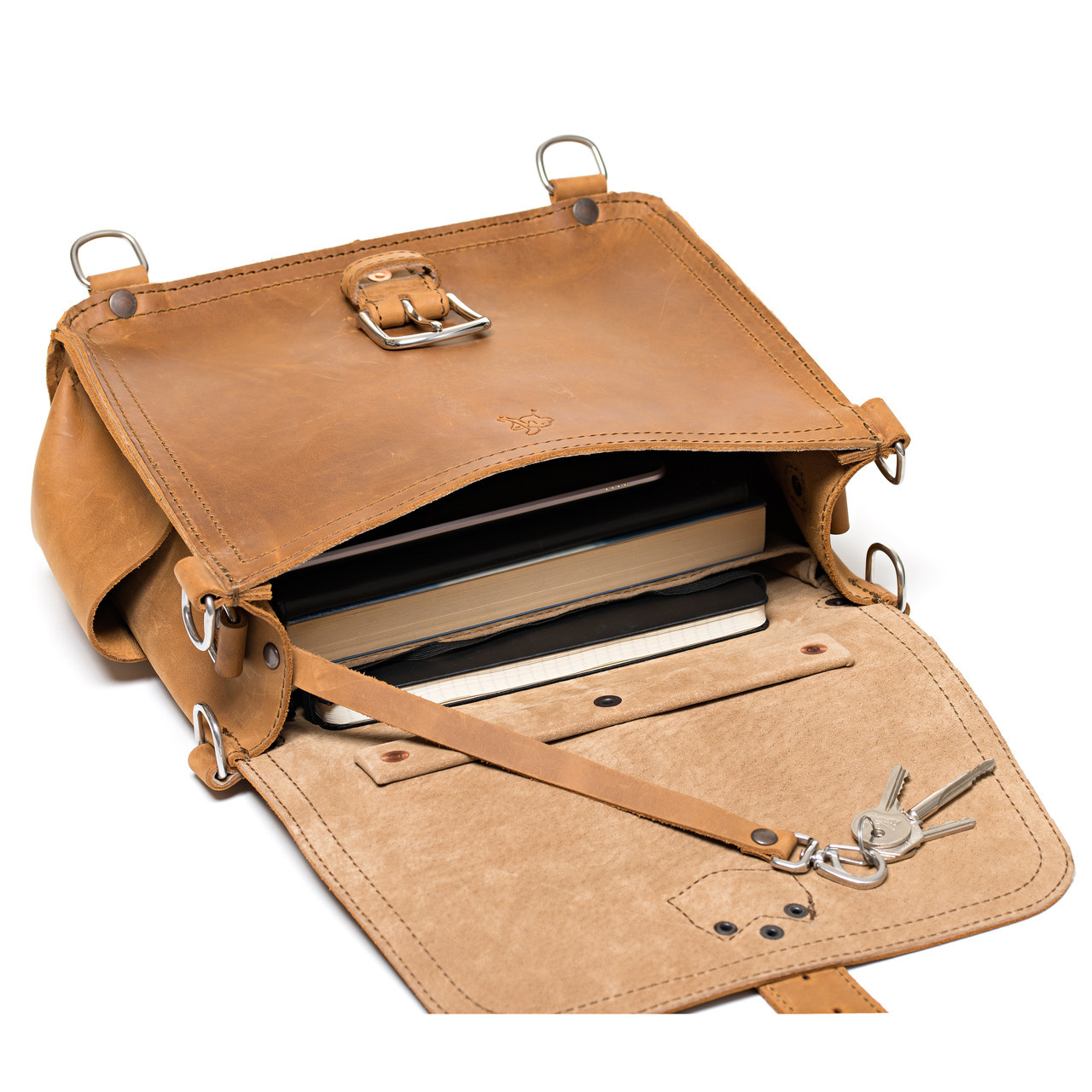 Rounded Leather Satchel | Mens Leather Satchel | Saddleback