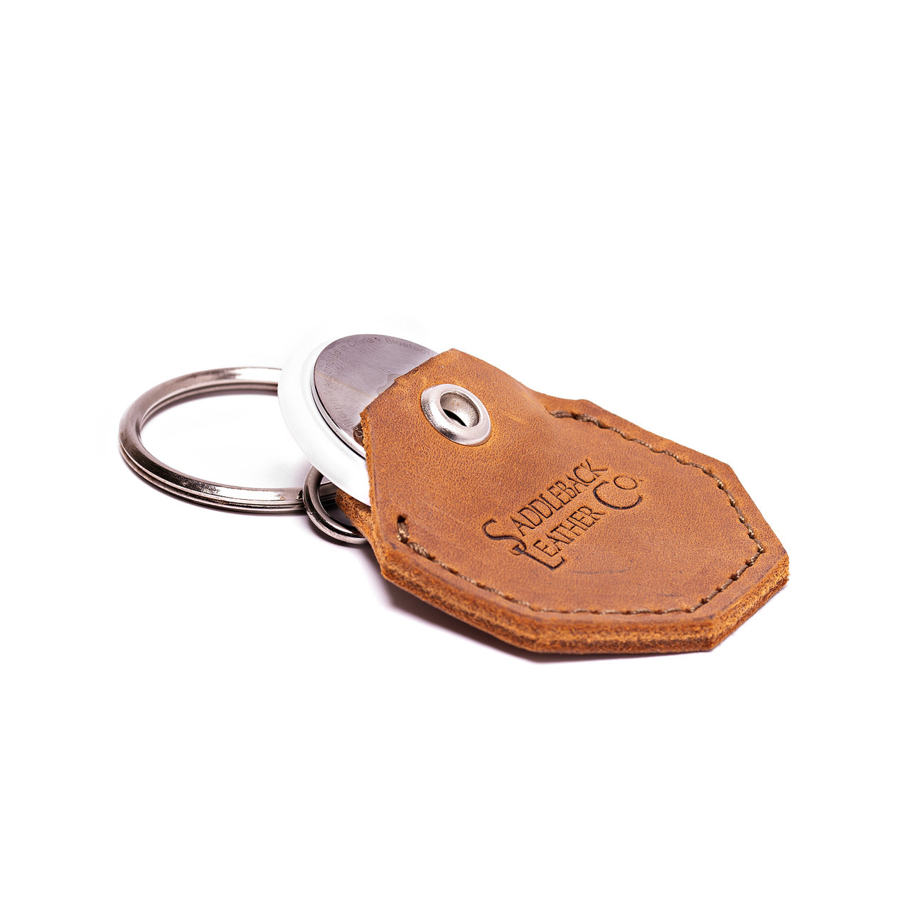 Saddleback Leather AirTag Keychain Clip - The Sleeve