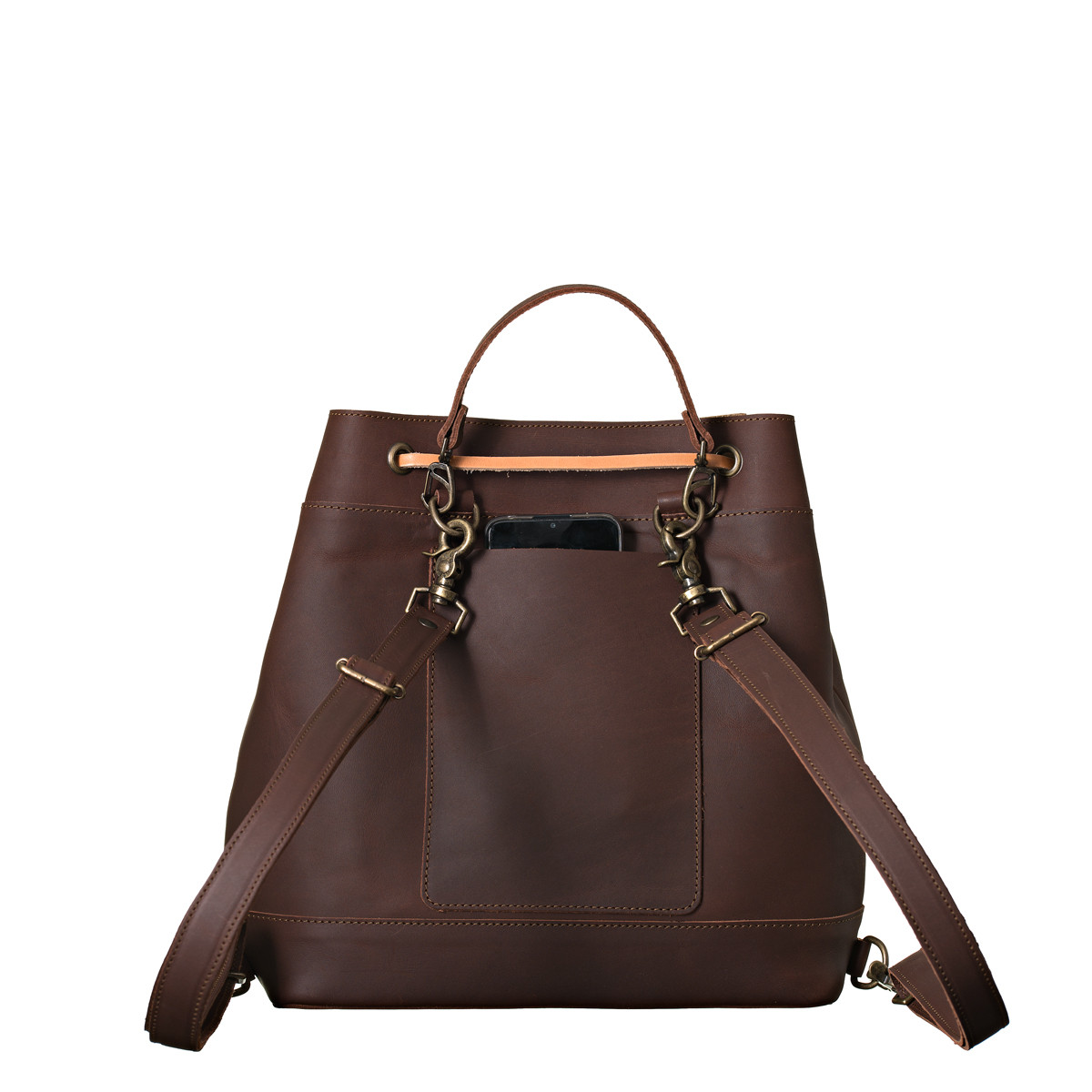 saddleback leather bucket backpack