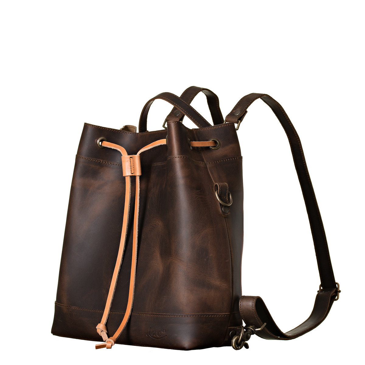 saddleback leather bucket backpack