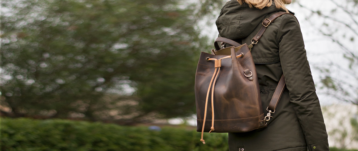 saddleback leather bucket backpack