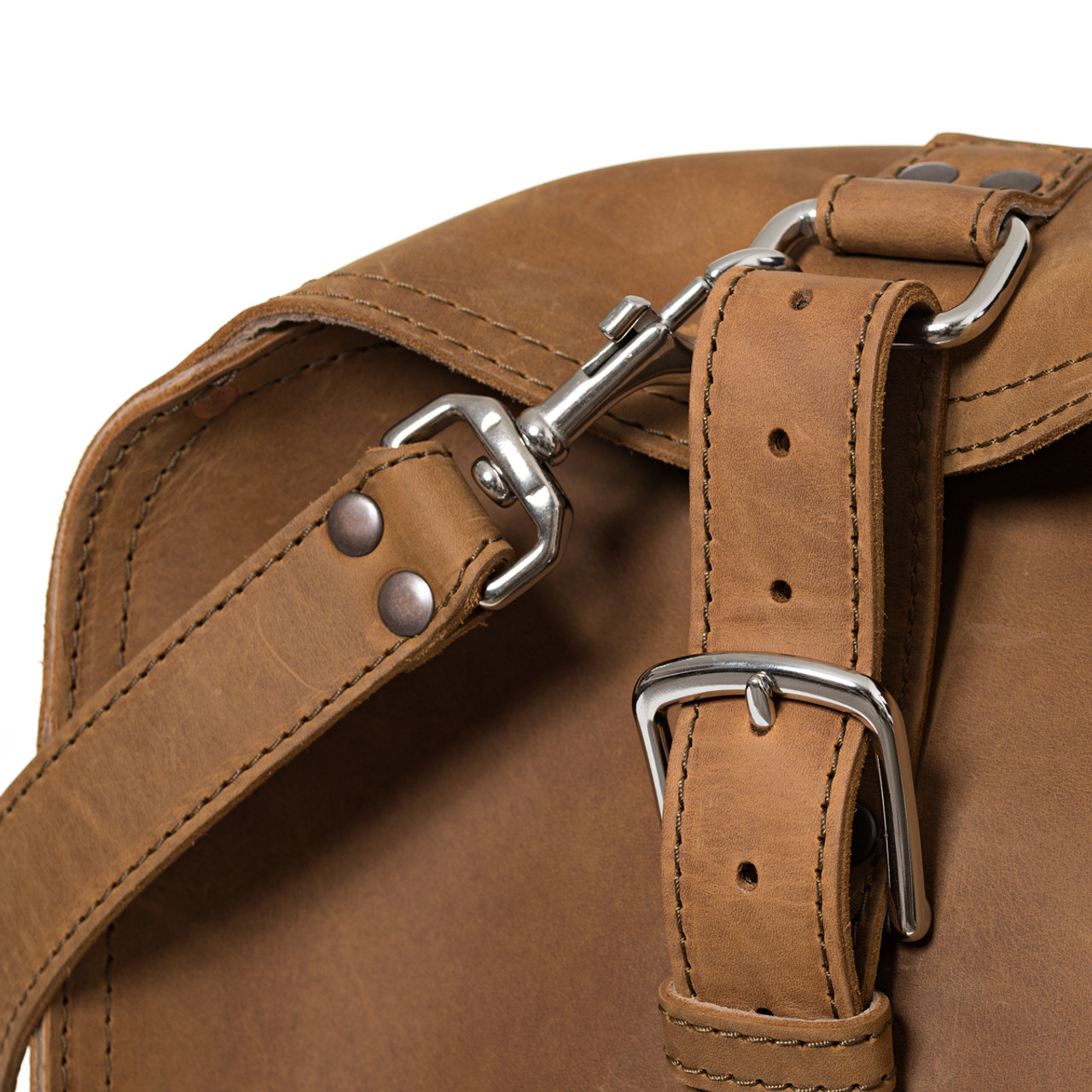WANDERLUST Leather Duffle Bag ~ Tan Camo – Prince of Scots