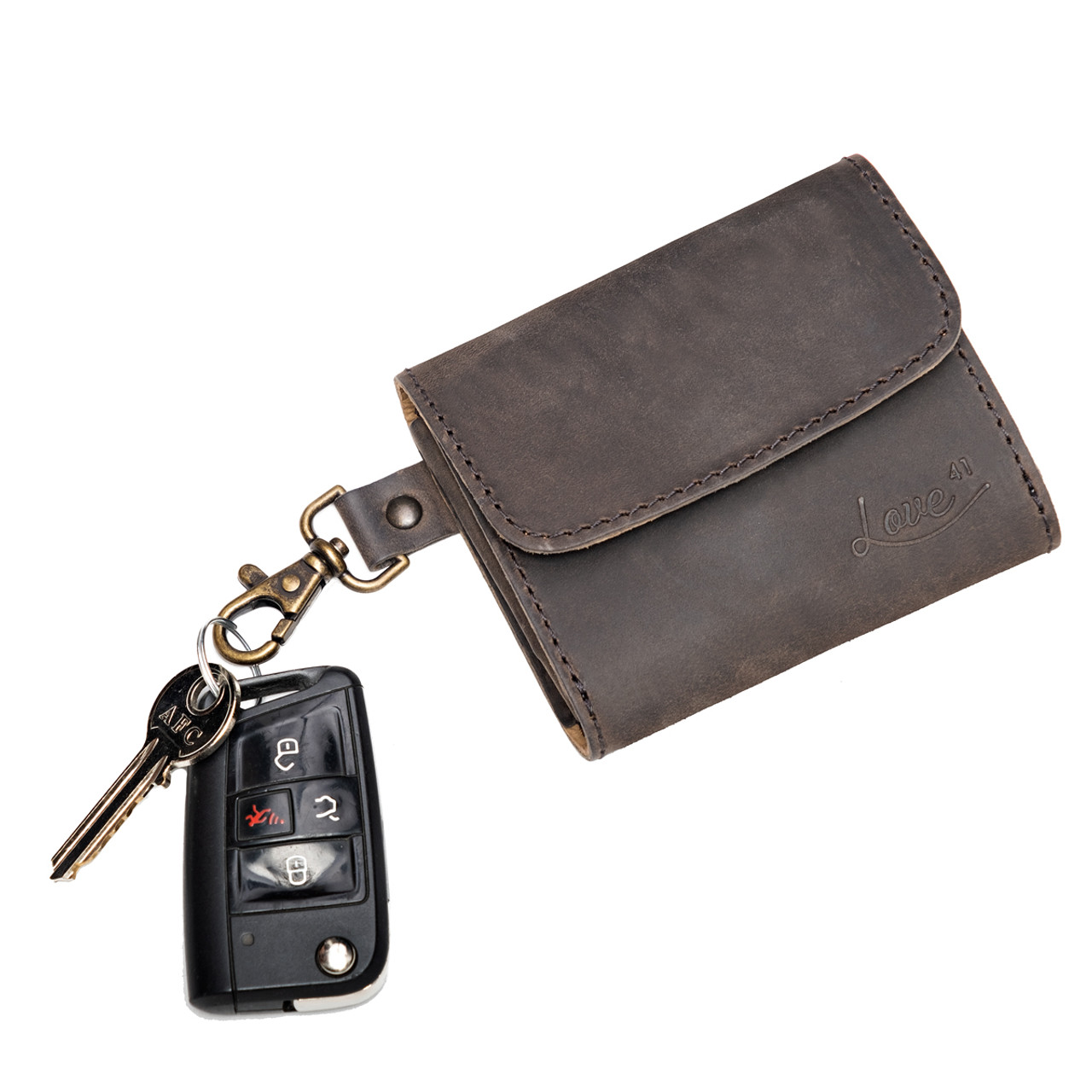 Aggregate more than 160 leather key purse best 