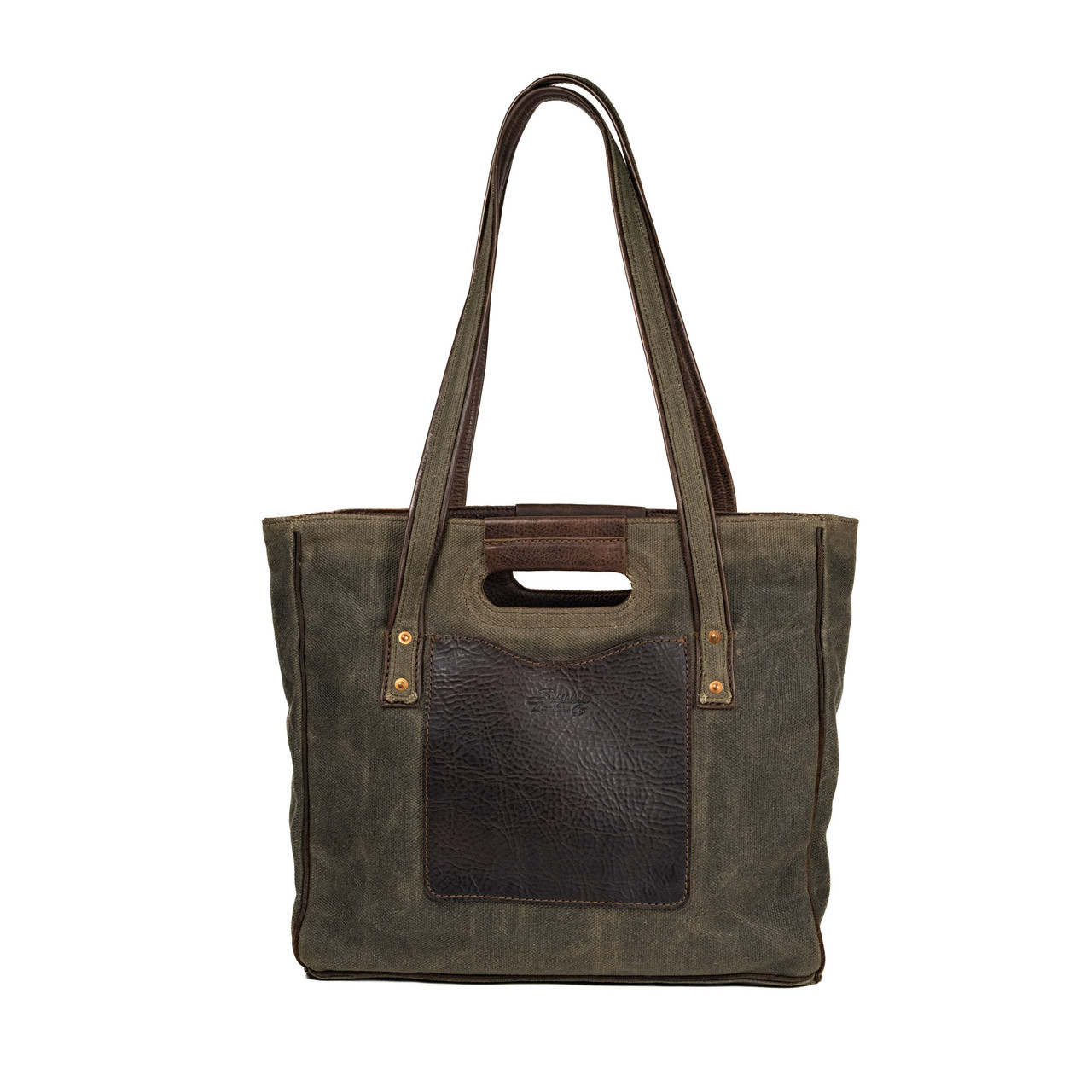 Weatherproof Canvas Tote | 100 Year Warranty | Saddleback Leather