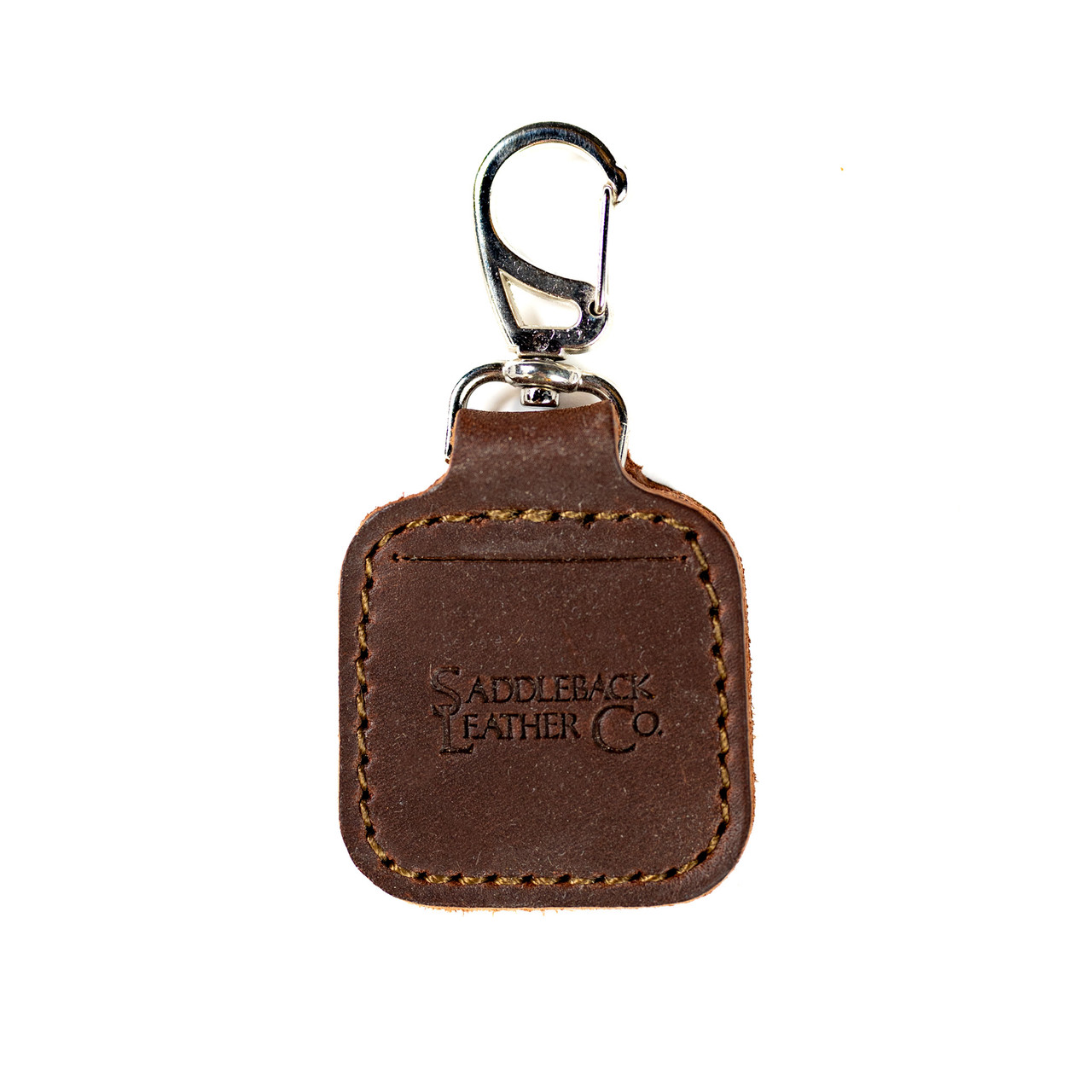 Saddleback Leather AirTag Keychain Case - The Rivet