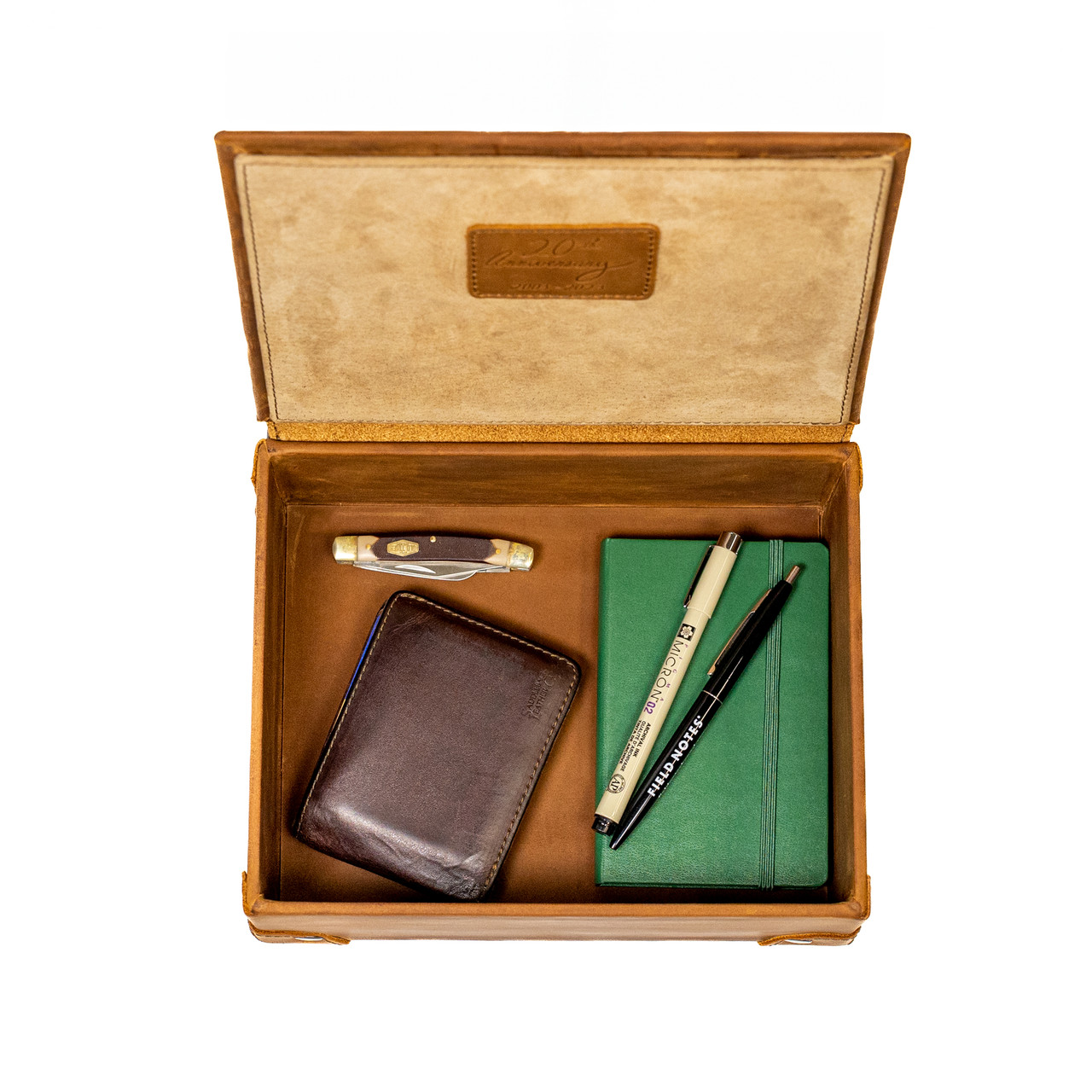 Leather Desk Box | 20th Anniversary | Saddleback Leather