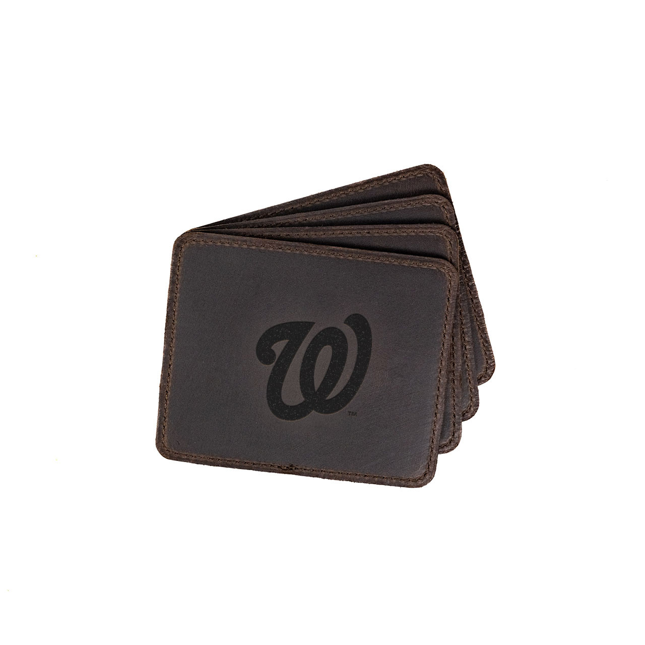 Leather Coaster Set - Washington Nationals - Thumbnail 2