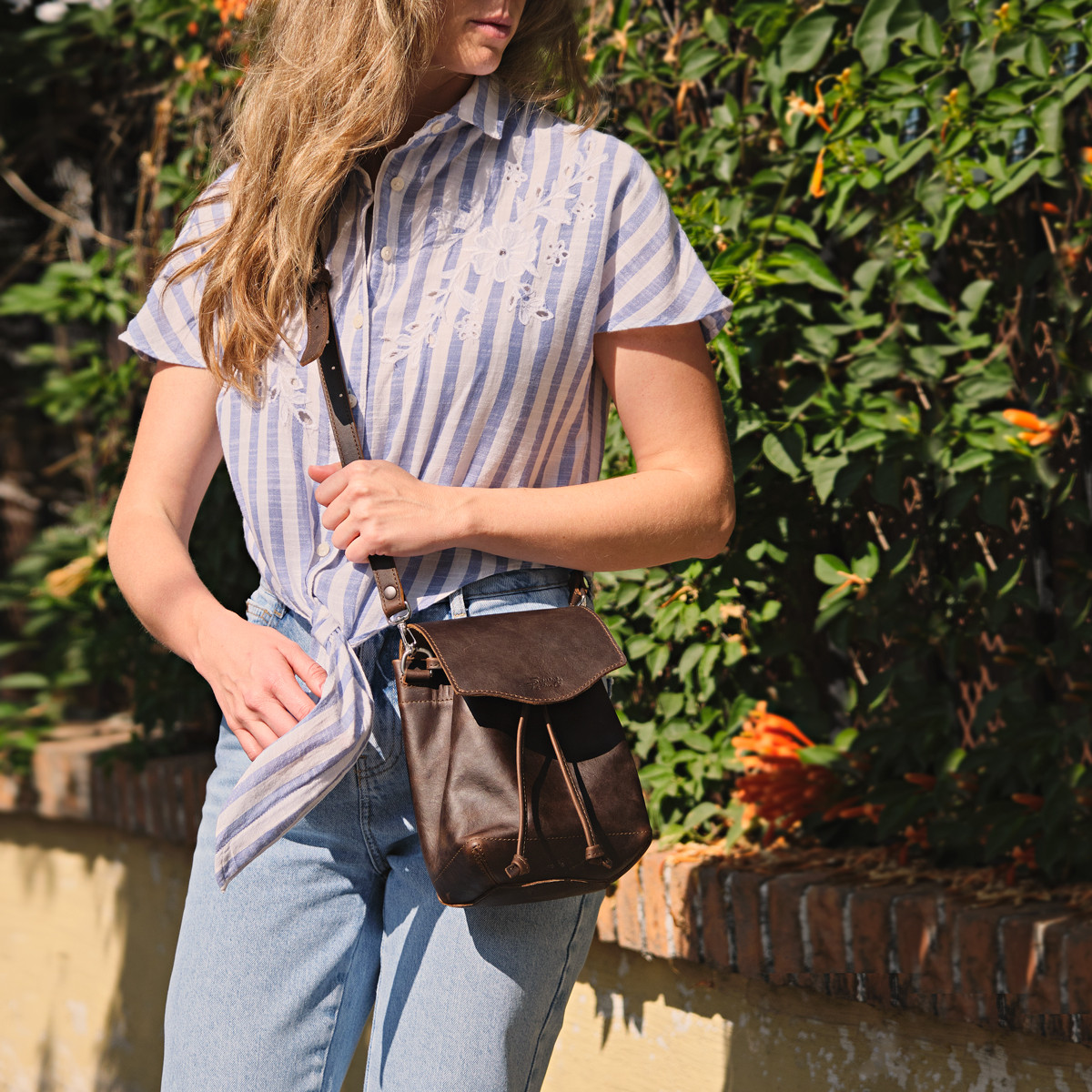 Mini Bucket Bag| Women's Line Saddleback Leather