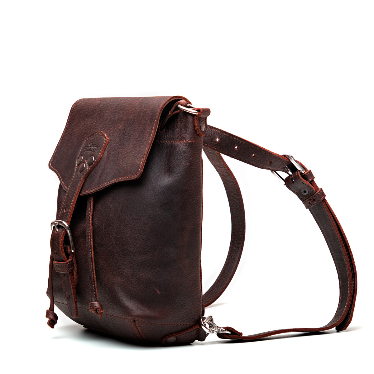 brown leather crossbody backpack Leather Backpack Crossbody Backpack Bag Brown Leather Backpack Purse, Suede Leather  Bag, Leather Shoulder
