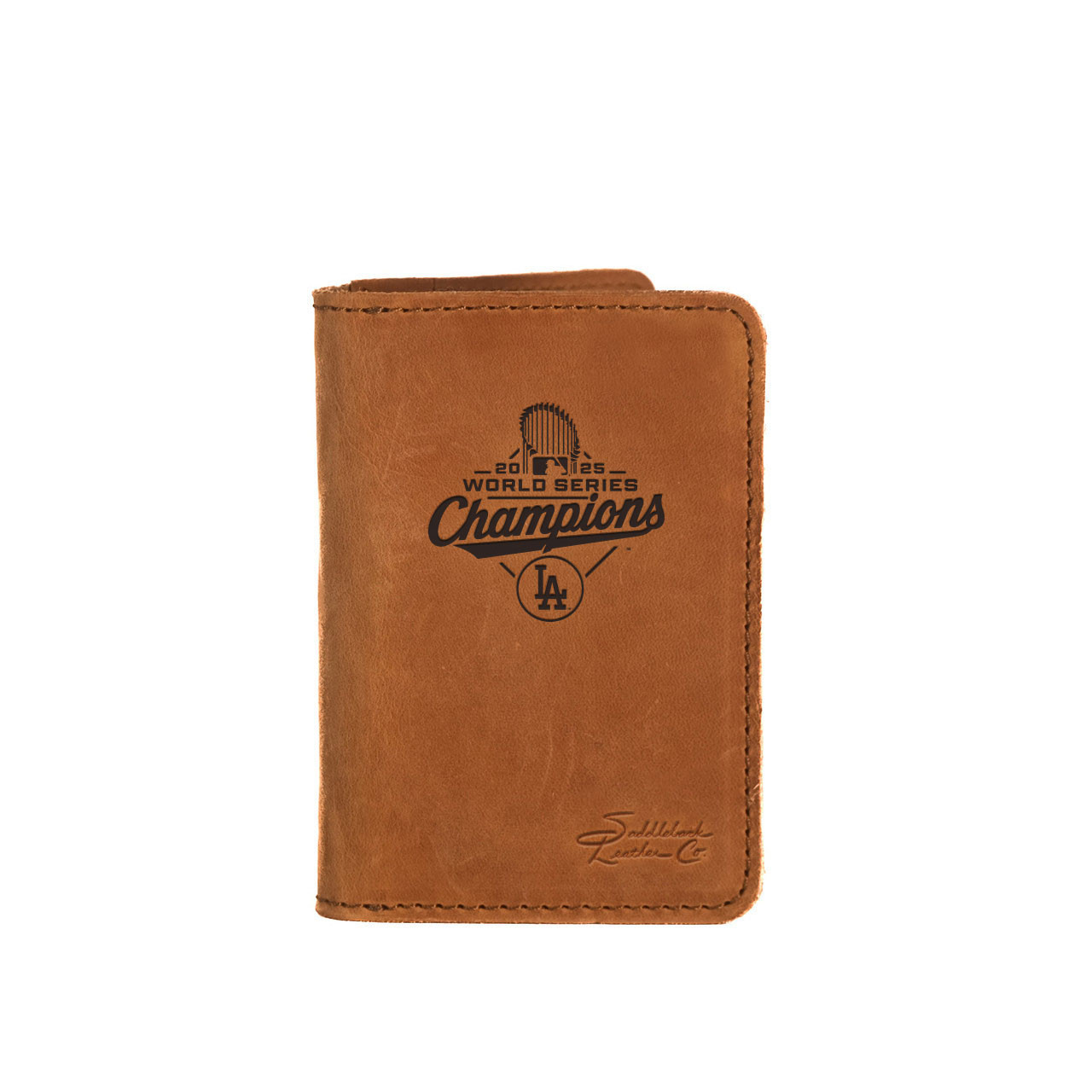 Leather Business Card Holder | Los Angeles Dodgers World Series