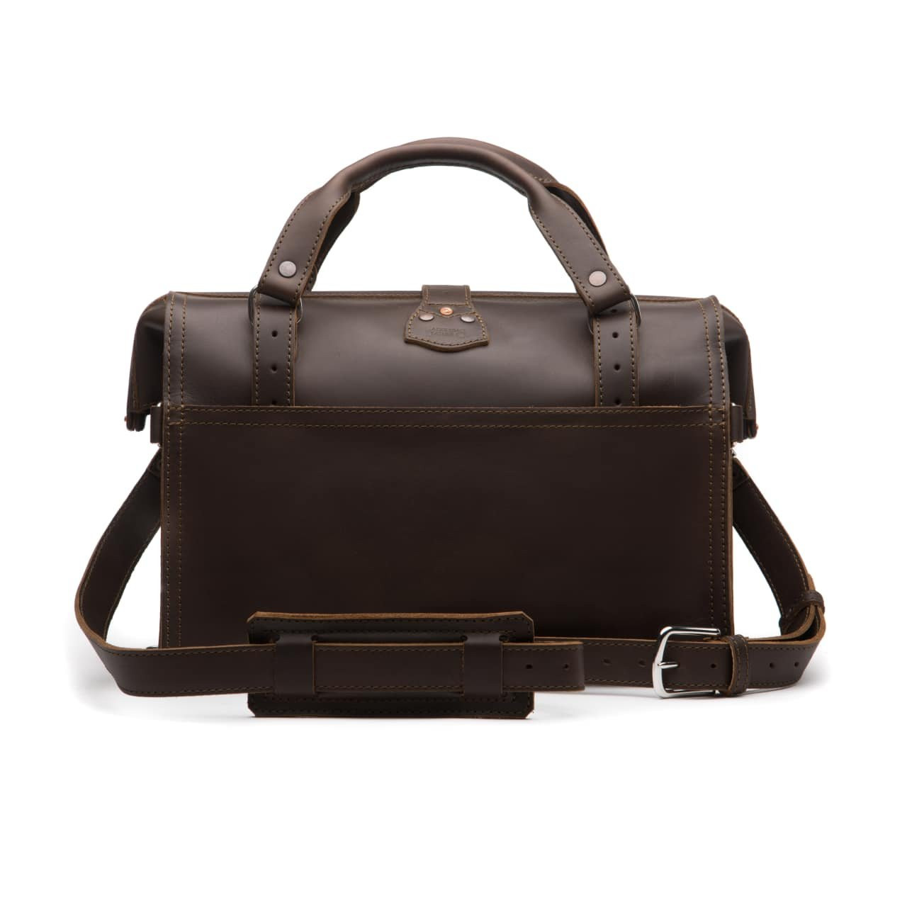 Doctor's Leather Duffle Bag - Thumbnail 2