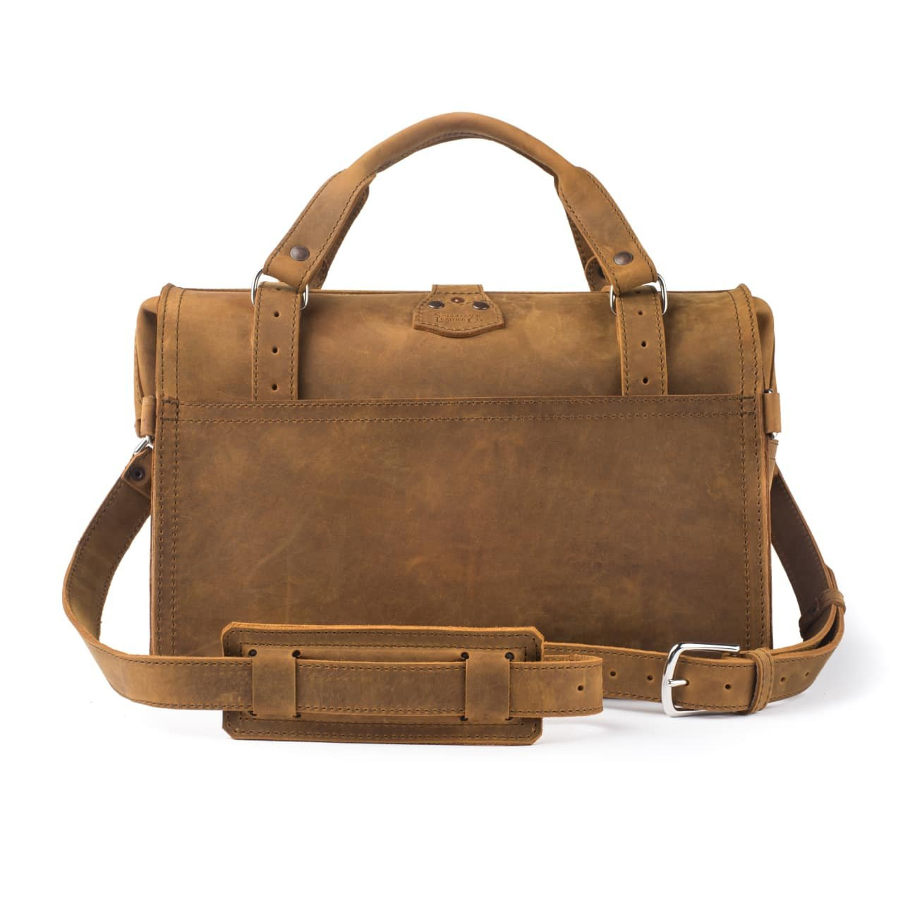 Doctor's Leather Duffle Bag - Thumbnail 5