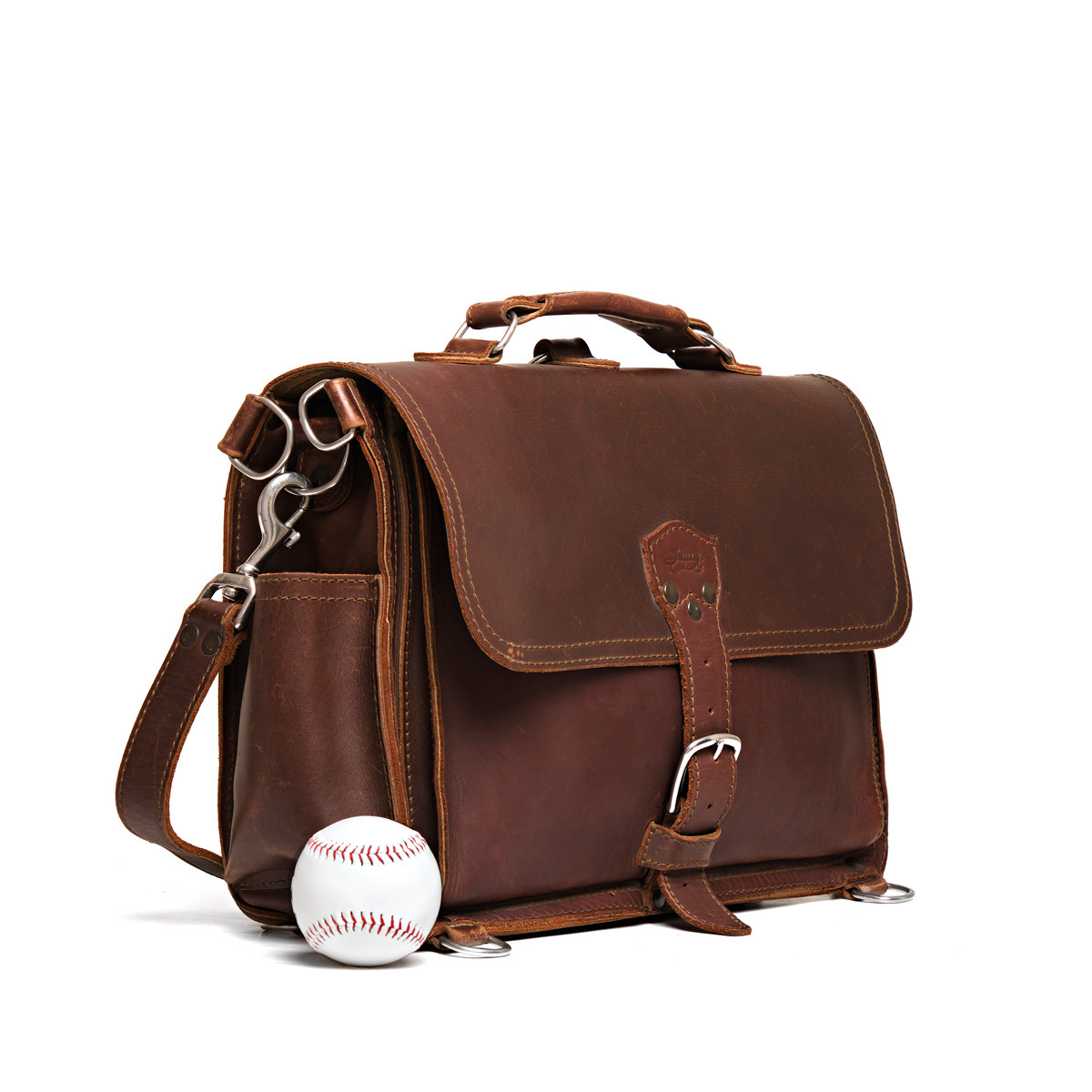 ナチュラルレザー　briefcase The Deluxe Briefcase - Horween Chromexcel Natural | Gustin