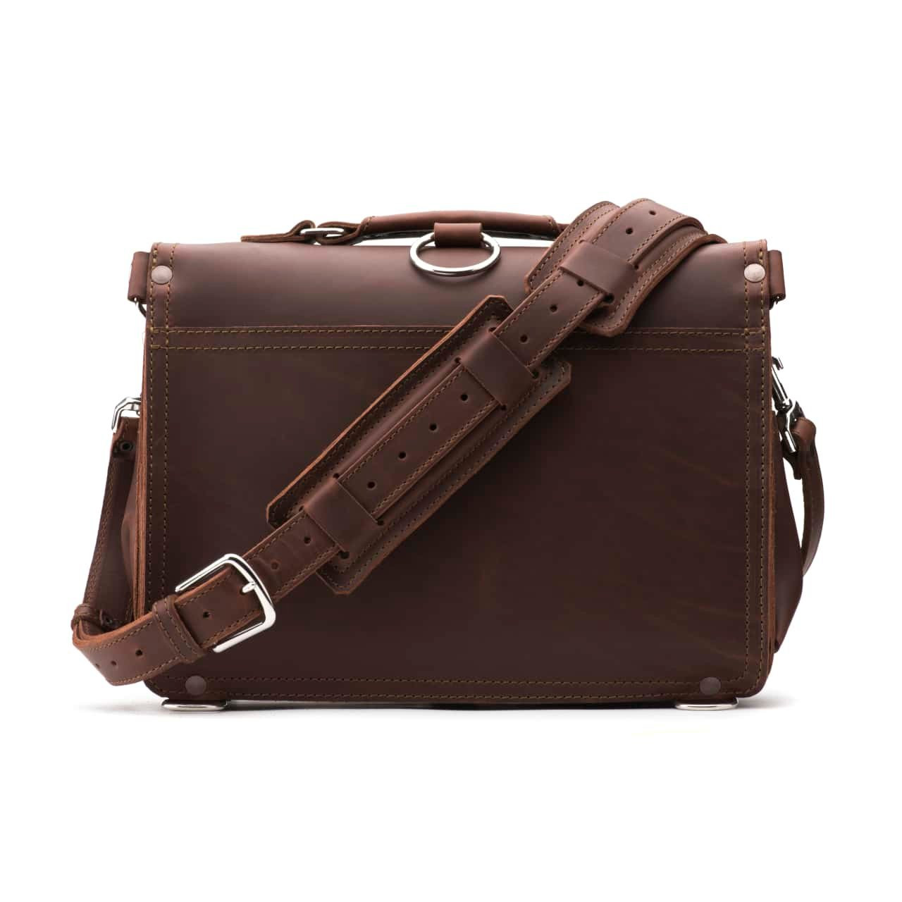 Slim Leather Briefcase - Thumbnail 4