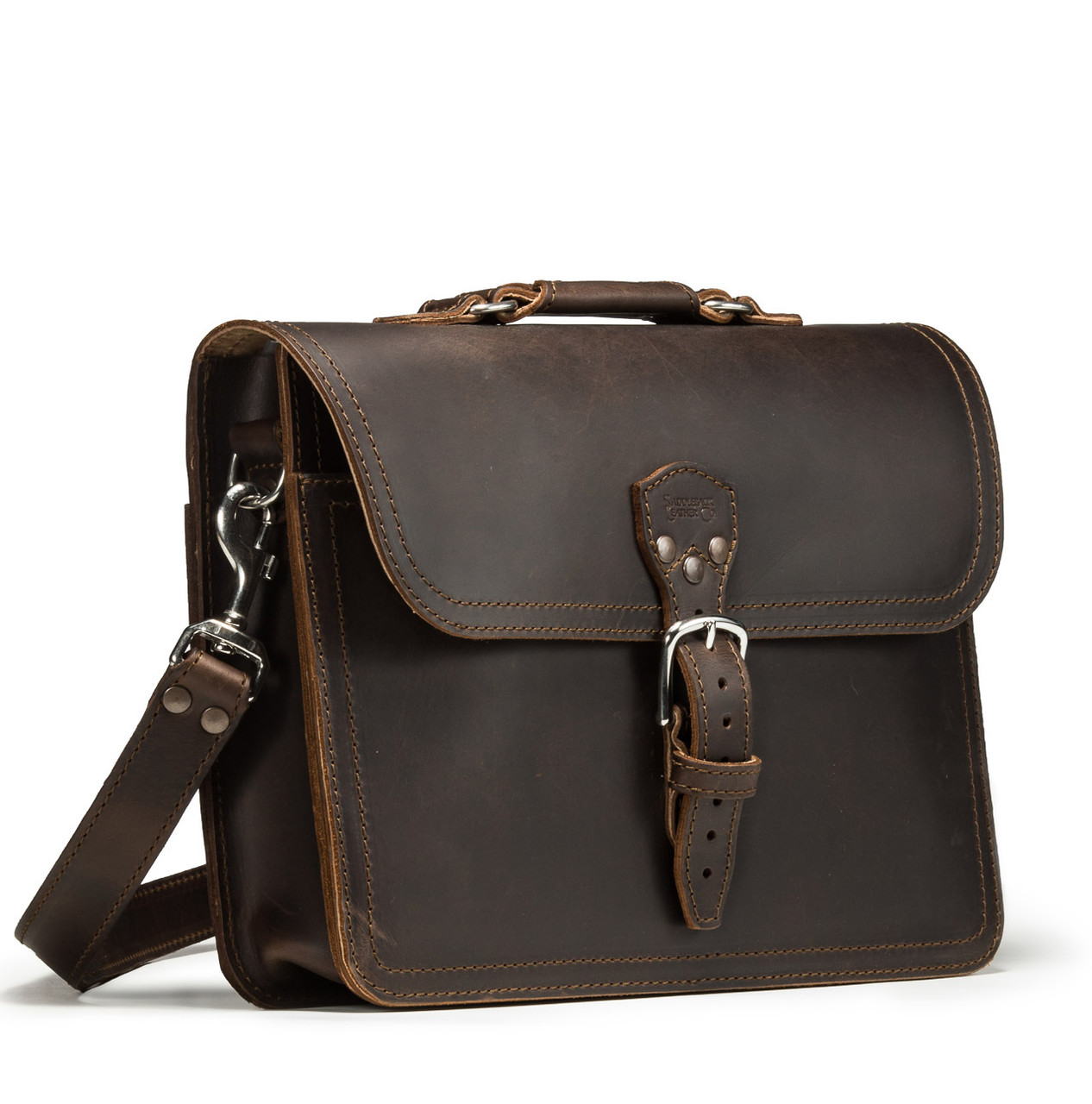 17 Inch Brown Designer Leather Laptop Bags