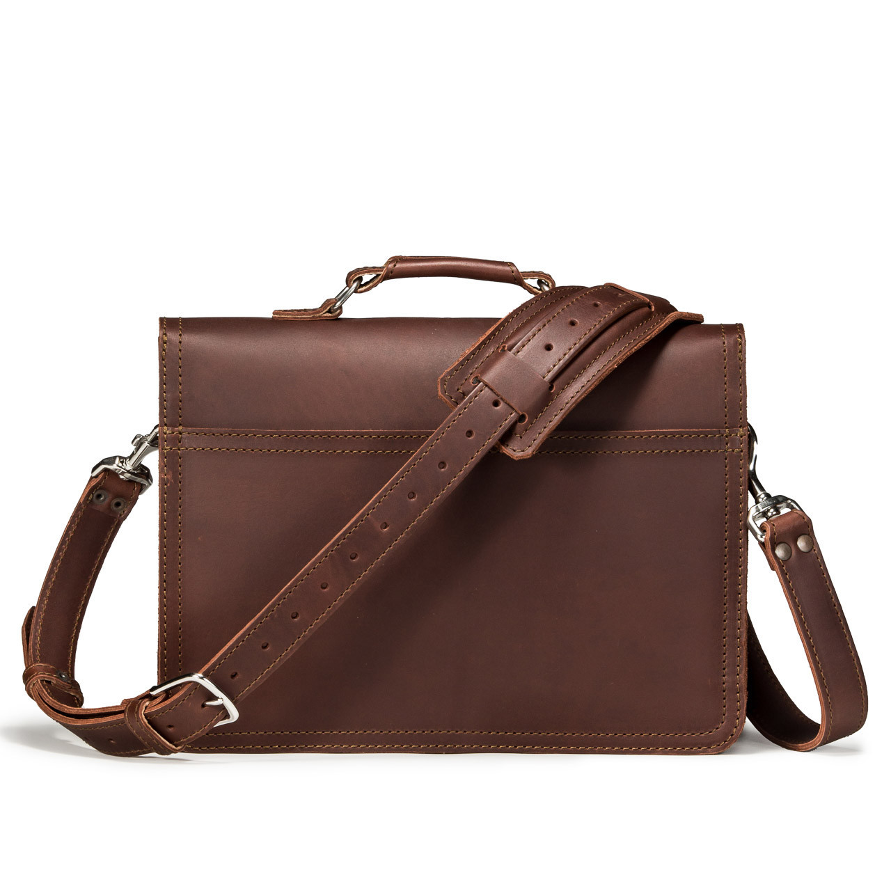 【希少・ヴィンテージ】PORTER / SQUARE BRIEFCASE 本革 Leather Briefcase | Satchel Laptop Bag and Backpack | Saddleback