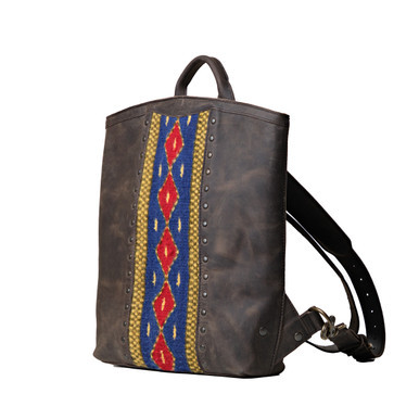 Suzette's Steals Lanita Leather Backpack - Chestnut