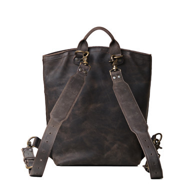 Suzette's Steals Lanita Leather Backpack - Chestnut - Thumbnail 5