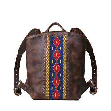 Suzette's Steals Lanita Leather Backpack - Chestnut - Thumbnail 2