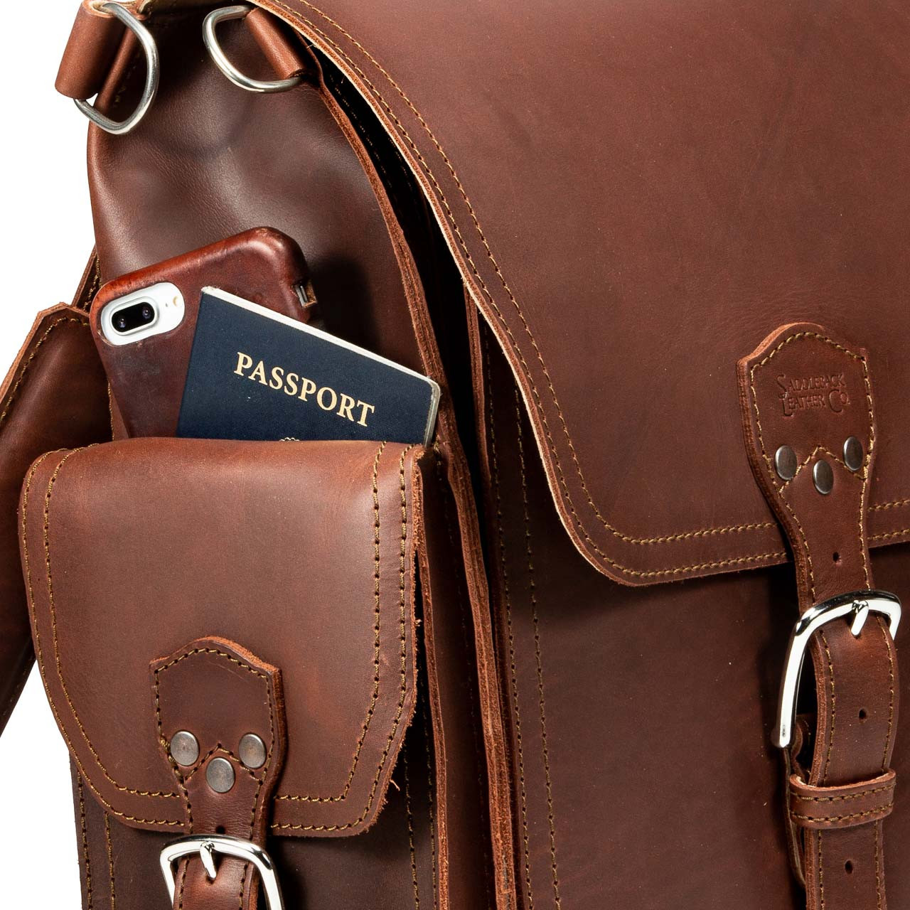 saddleback leather drawstring backpack