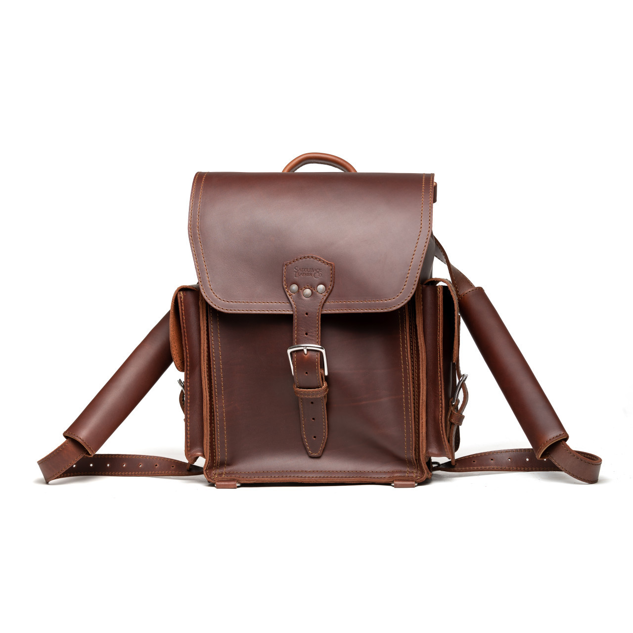 Squared Leather Backpack a.k.a. The Tank