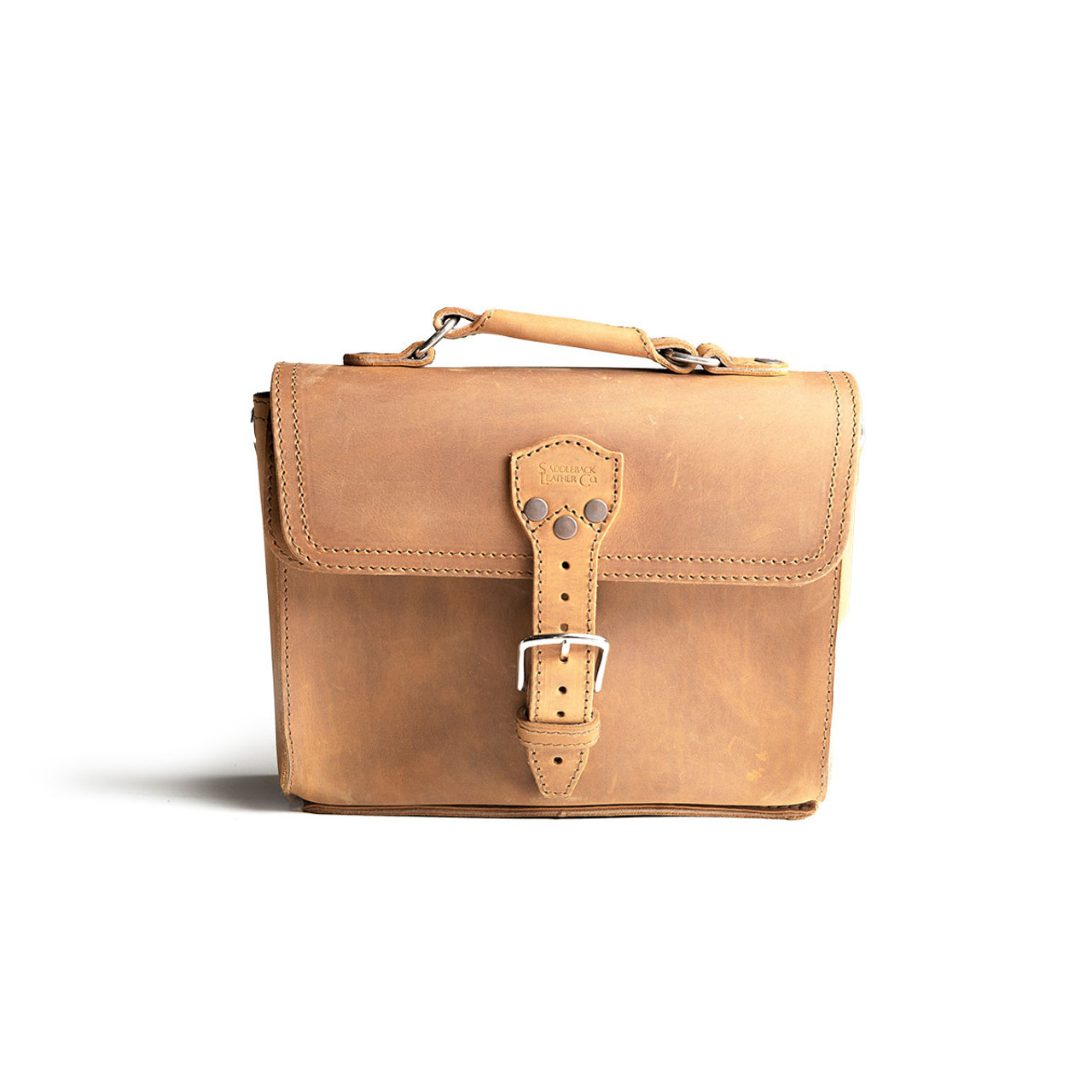 Dave's Deal Three Strap Leather Duffle - Clay - Saddleback Leather Co.